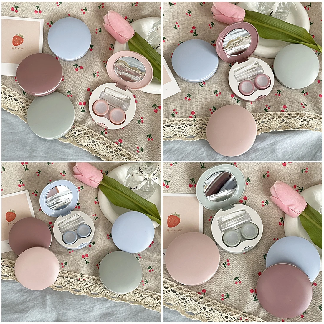 Pure Color Plastic Contact Lens Case Female Compact And Simple Portable Contact Lenses Myopia Companion Box Storage Box
Pure Color Plastic Contact Lens Case Female Compact And Simple Portable Contact Lenses Myopia Companion Box Storage Box