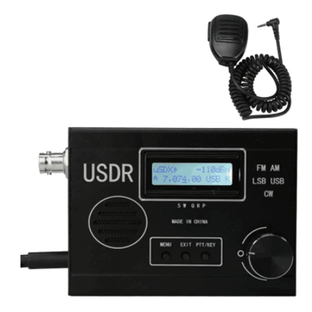 

USDR USDX 5 Вт 8-полосный SDR все режимы USB, LSB, CW, AM, FM. SSB. HF QRP SDR трансивер