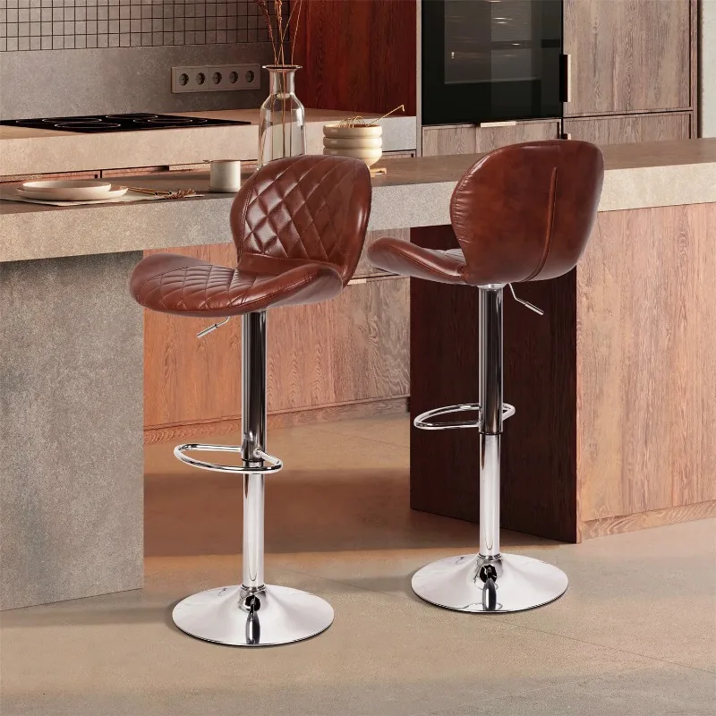 Swivel 2Pcs Bar Chairs Height Adjustable Living Room Sexy Luxury Dining Stools for Kitchen Counter Bar Stools Home Bar Furniture
Swivel 2Pcs Bar Chairs Height Adjustable Living Room Sexy Luxury Dining Stools for Kitchen Counter Bar Stools Home Bar Furniture