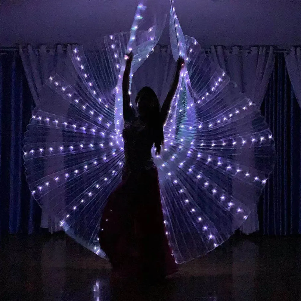 Adult led luminous wings props Belly dance bar ktv dance hall at night with light dance performance golden wings
Adult led luminous wings props Belly dance bar ktv dance hall at night with light dance performance golden wings