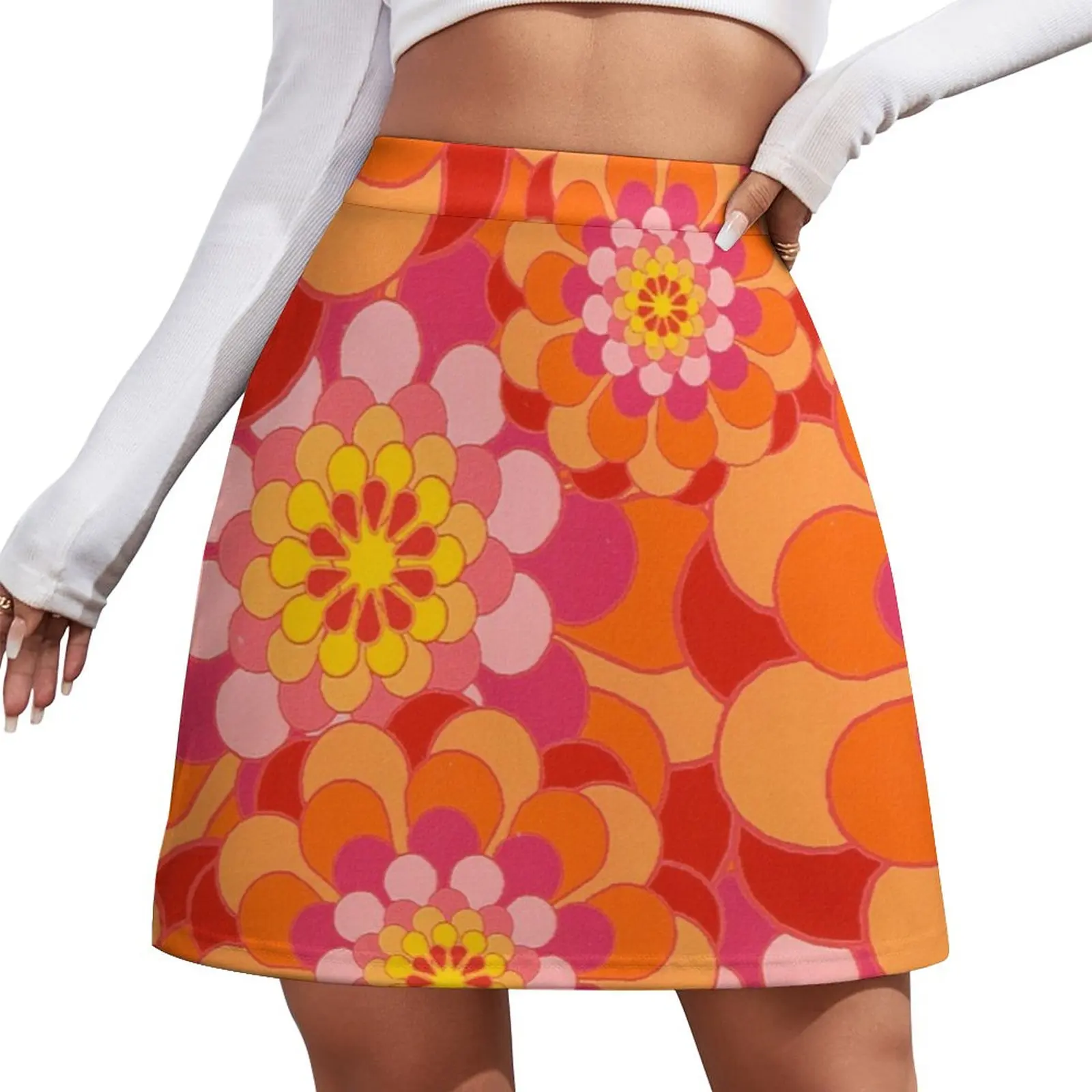 60s Flower Power - Yeah Baby! Mini Skirt night club outfit School skirt dresses for prom 
60s Flower Power - Yeah Baby! Mini Skirt night club outfit School skirt dresses for prom