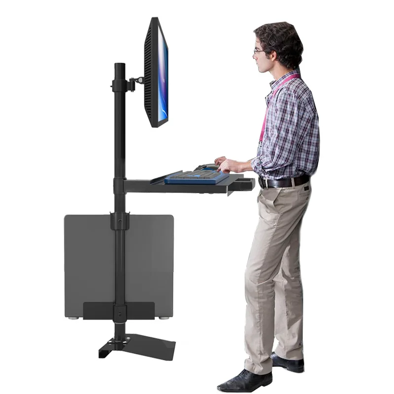 DVHZ placed computer keyboard support host support screen hanging bracket floor industrial production line bracket W841
DVHZ placed computer keyboard support host support screen hanging bracket floor industrial production line bracket W841