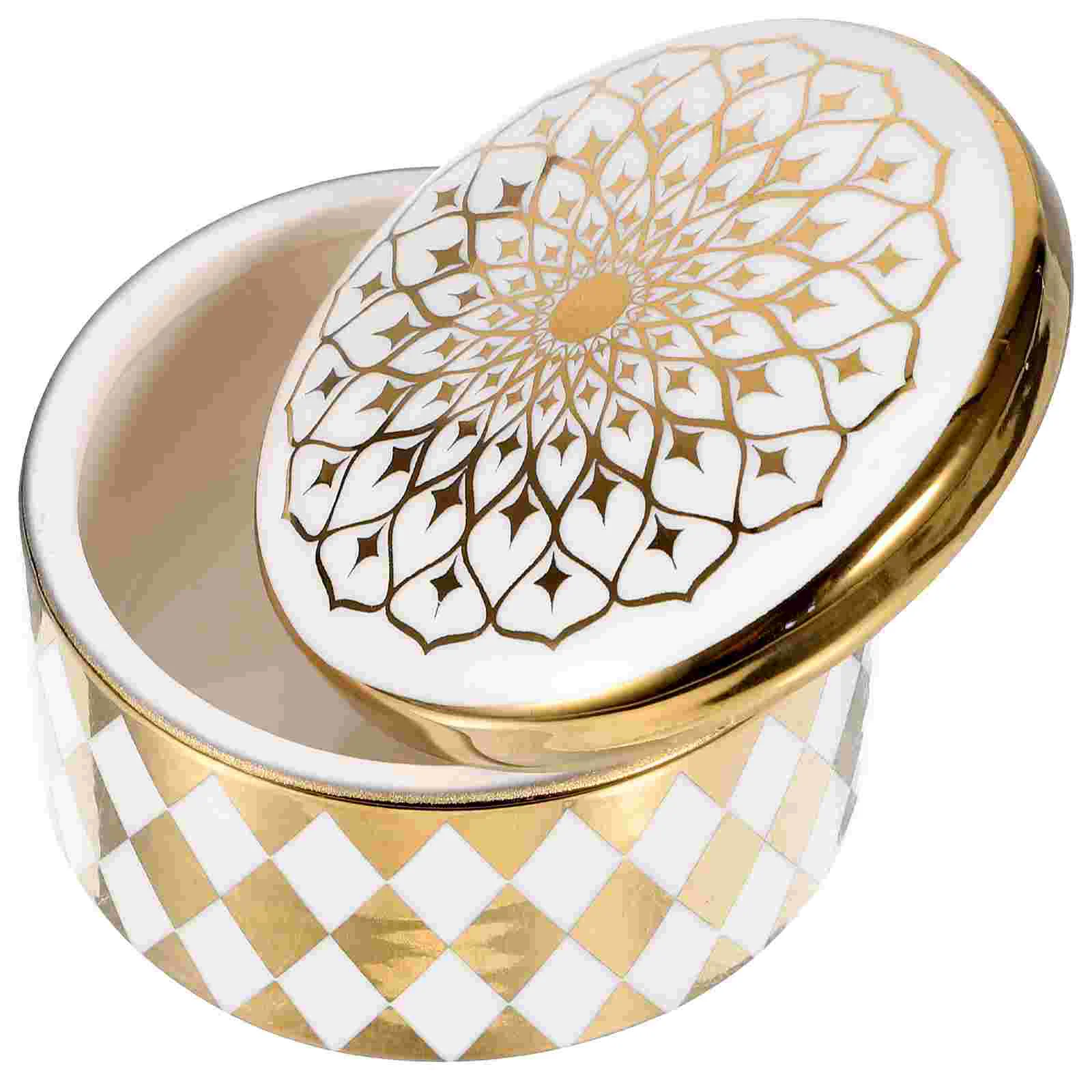 Jewelry Container Ceramic Case Decorative Storage Sundries Earring Holder Utensils Necklace
Jewelry Container Ceramic Case Decorative Storage Sundries Earring Holder Utensils Necklace