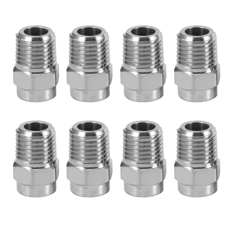 8 Pcs Pressure Washer Surface Cleaner Nozzle Replacement Thread Type Spray Nozzle To Water Broom
8 Pcs Pressure Washer Surface Cleaner Nozzle Replacement Thread Type Spray Nozzle To Water Broom