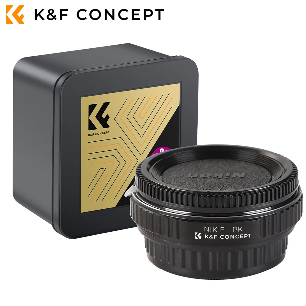 

K&F Concept Nikon F Lenses to Pentax K Lens Mount Adapter with Optic Glass M11221 Lens Adapter