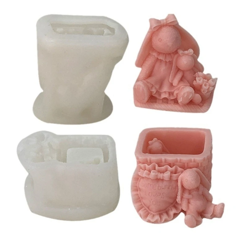 N7MD Rabbits Storage Box Molds Animal Organizers Silicone Moulds Jewelry Box Castings Molds Art Crafts Soap Molds
N7MD Rabbits Storage Box Molds Animal Organizers Silicone Moulds Jewelry Box Castings Molds Art Crafts Soap Molds