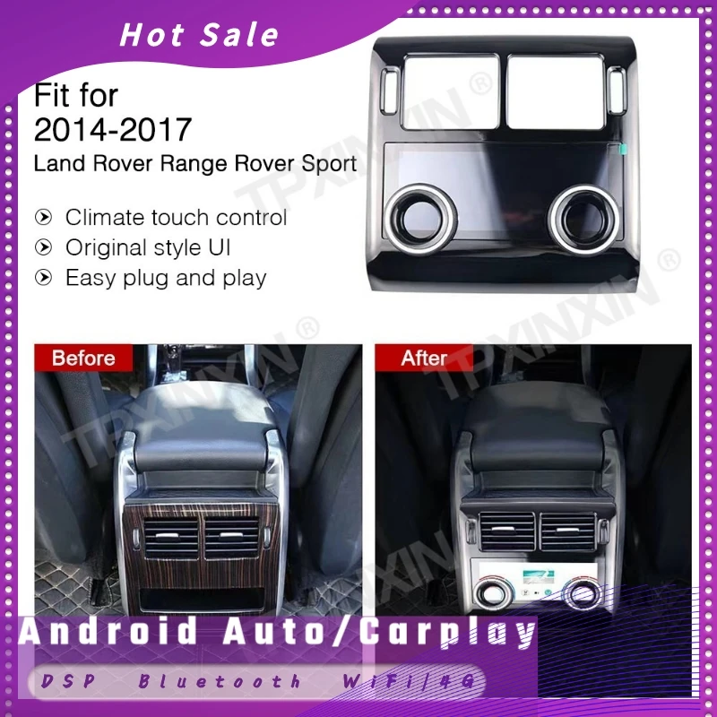 6.9 Inch For Land Rover Range Rover Sport 2013-2017 Rear Touch HD Air Conditioning Screen Auto Parts Android Wireless Carplay
6.9 Inch For Land Rover Range Rover Sport 2013-2017 Rear Touch HD Air Conditioning Screen Auto Parts Android Wireless Carplay