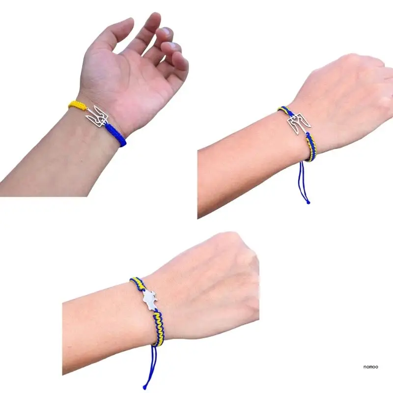 Украинский браслет для женщин и мужчин, плетеные браслеты ручной работы для друзей, ювелирные изделия, браслет для пары, для 
Украинский браслет для женщин и мужчин, плетеные браслеты ручной работы для друзей, ювелирные изделия, браслет для пары, для