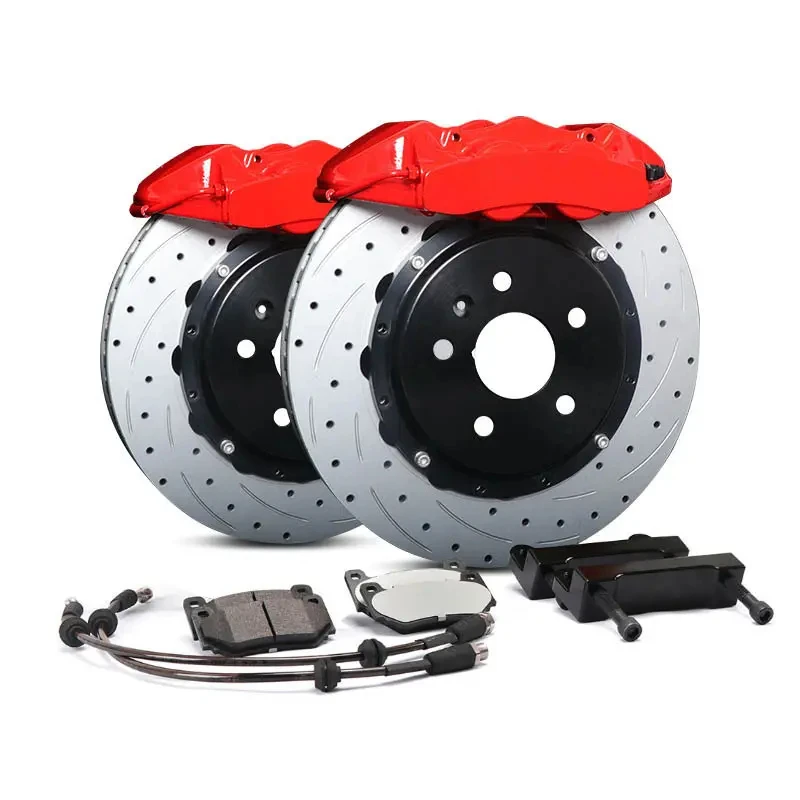 GT4 GT6 Big Brake Caliper Kits with Drilled and Sollted Disc Ceramics Brake Pads Full Set for BMW E92 M3 E93 M3
GT4 GT6 Big Brake Caliper Kits with Drilled and Sollted Disc Ceramics Brake Pads Full Set for BMW E92 M3 E93 M3