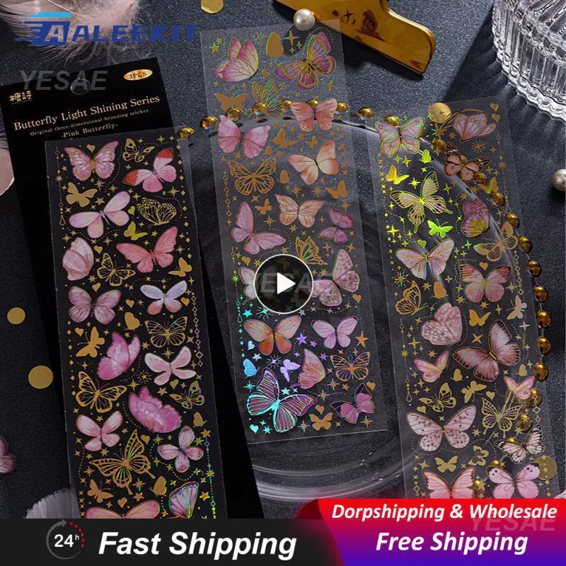 Bronzing Sticker Widely Used Vibrant And Colorful Design Creative Fashionable Sticker Butterfly Sticker For Diary Unique
Bronzing Sticker Widely Used Vibrant And Colorful Design Creative Fashionable Sticker Butterfly Sticker For Diary Unique