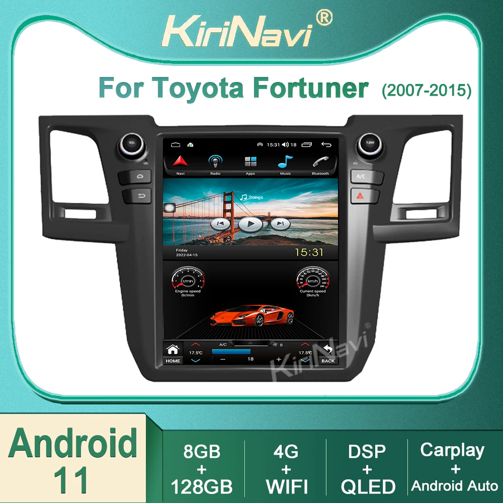 Kirinavi For Toyota Fortuner 2007-2015 Android 11 Car Radio DVD Multimedia Video Player Stereo Auto Navigation GPS 4G DSP WIFI
Kirinavi For Toyota Fortuner 2007-2015 Android 11 Car Radio DVD Multimedia Video Player Stereo Auto Navigation GPS 4G DSP WIFI