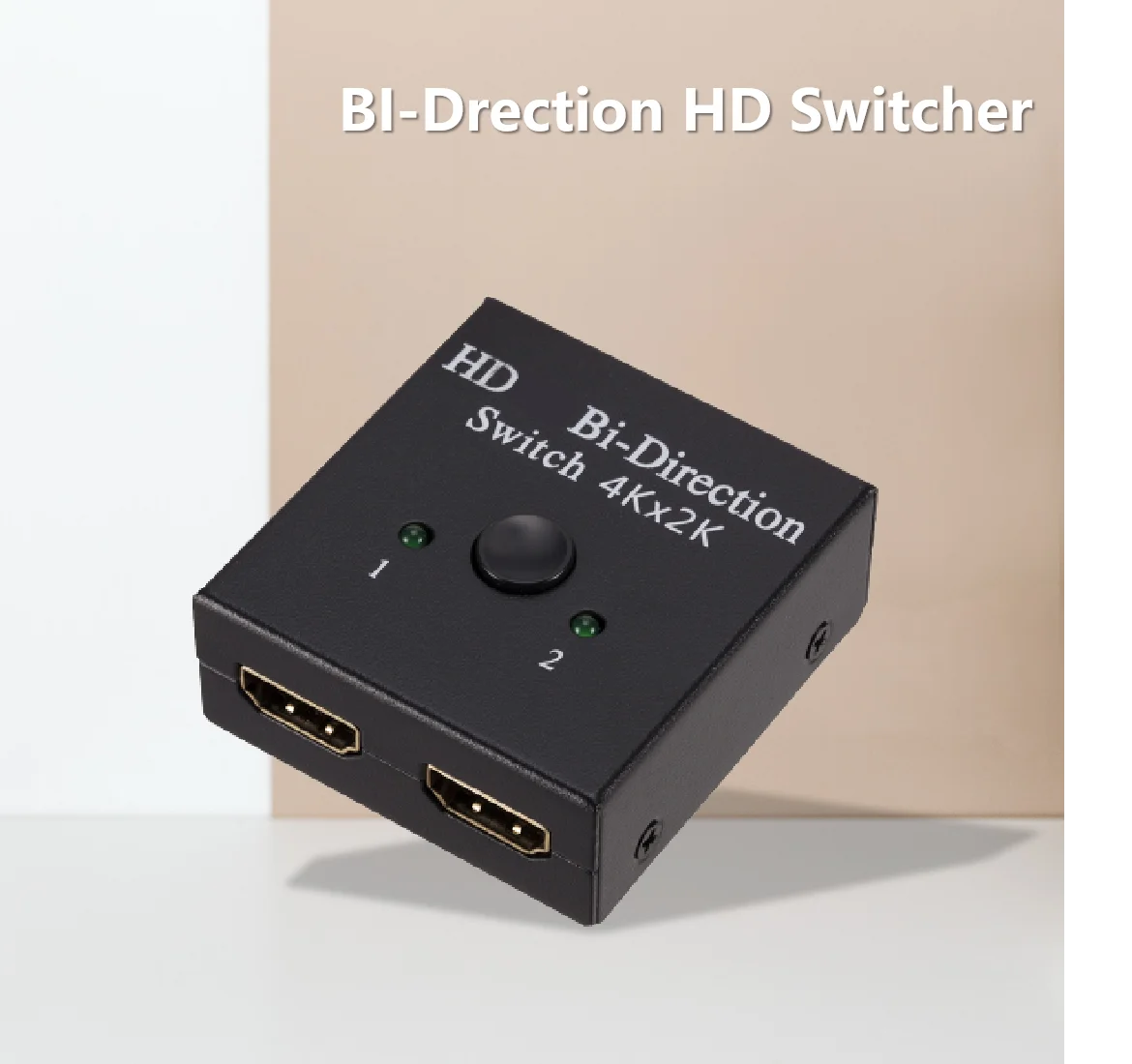 

2 Ports HDMI-Compatible 2.0 Switch 4K 60Hz 2x1 1x2 Bi Directional Switcher KVM Switch 4Kx2K 3D HD 2 Input 1 Output Splitter