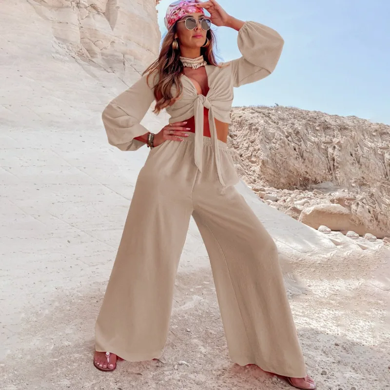 DEEPTOWN Women Two Piece Sets Casual Matching Outfits Summer Wide Leg Trouser Suit Female Long Sleeve Sexy Cardigan Streetwear
DEEPTOWN Women Two Piece Sets Casual Matching Outfits Summer Wide Leg Trouser Suit Female Long Sleeve Sexy Cardigan Streetwear
