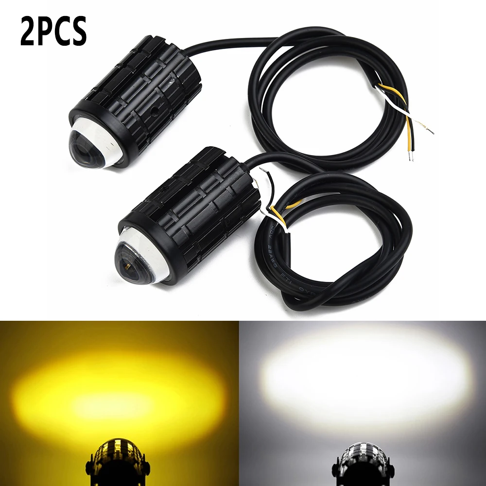 Motorcycle 2PCS LED Spot Light Spot Yellow/ White 12V / 24V Driving Dual Color Fog Headlight New And High Quality
Motorcycle 2PCS LED Spot Light Spot Yellow/ White 12V / 24V Driving Dual Color Fog Headlight New And High Quality