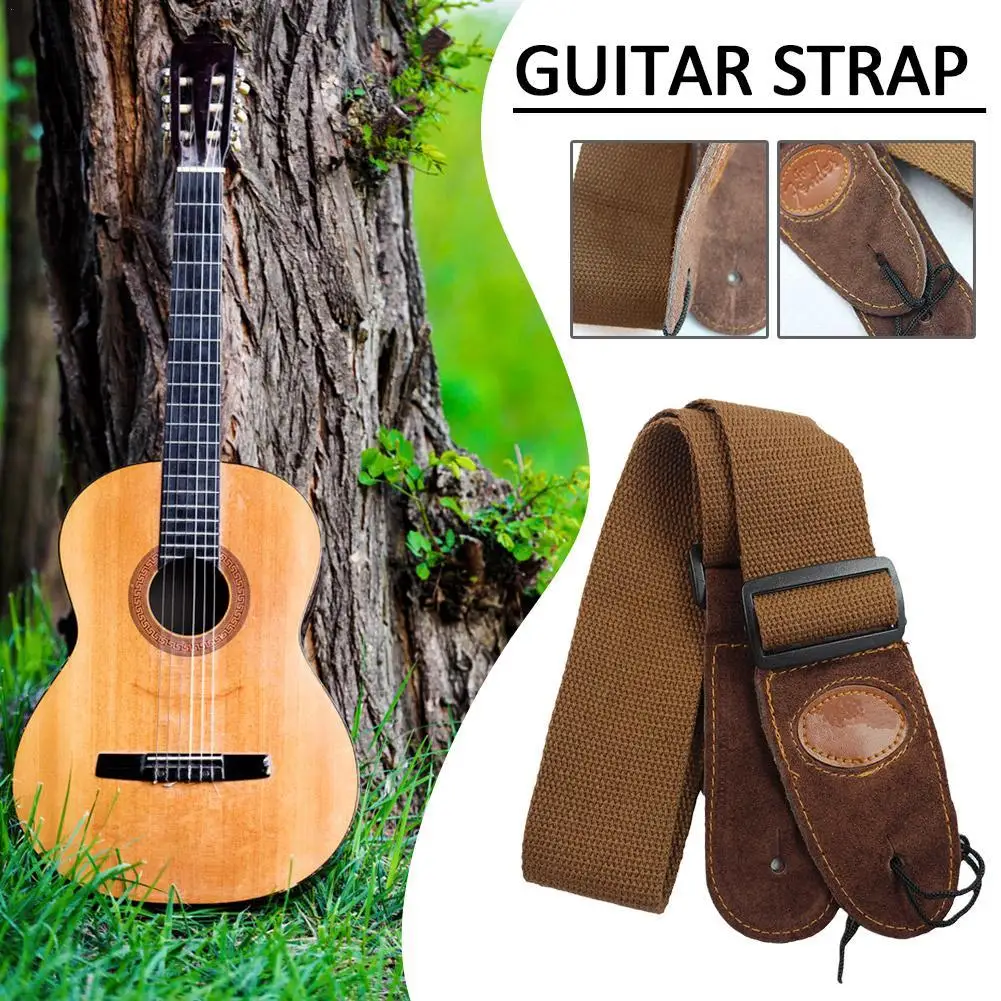 Coffee Brown Adjustable Leather Ends Guitar Strap For Acoustic Guitar, Bass, Electric Guitar, Banjos
Coffee Brown Adjustable Leather Ends Guitar Strap For Acoustic Guitar, Bass, Electric Guitar, Banjos