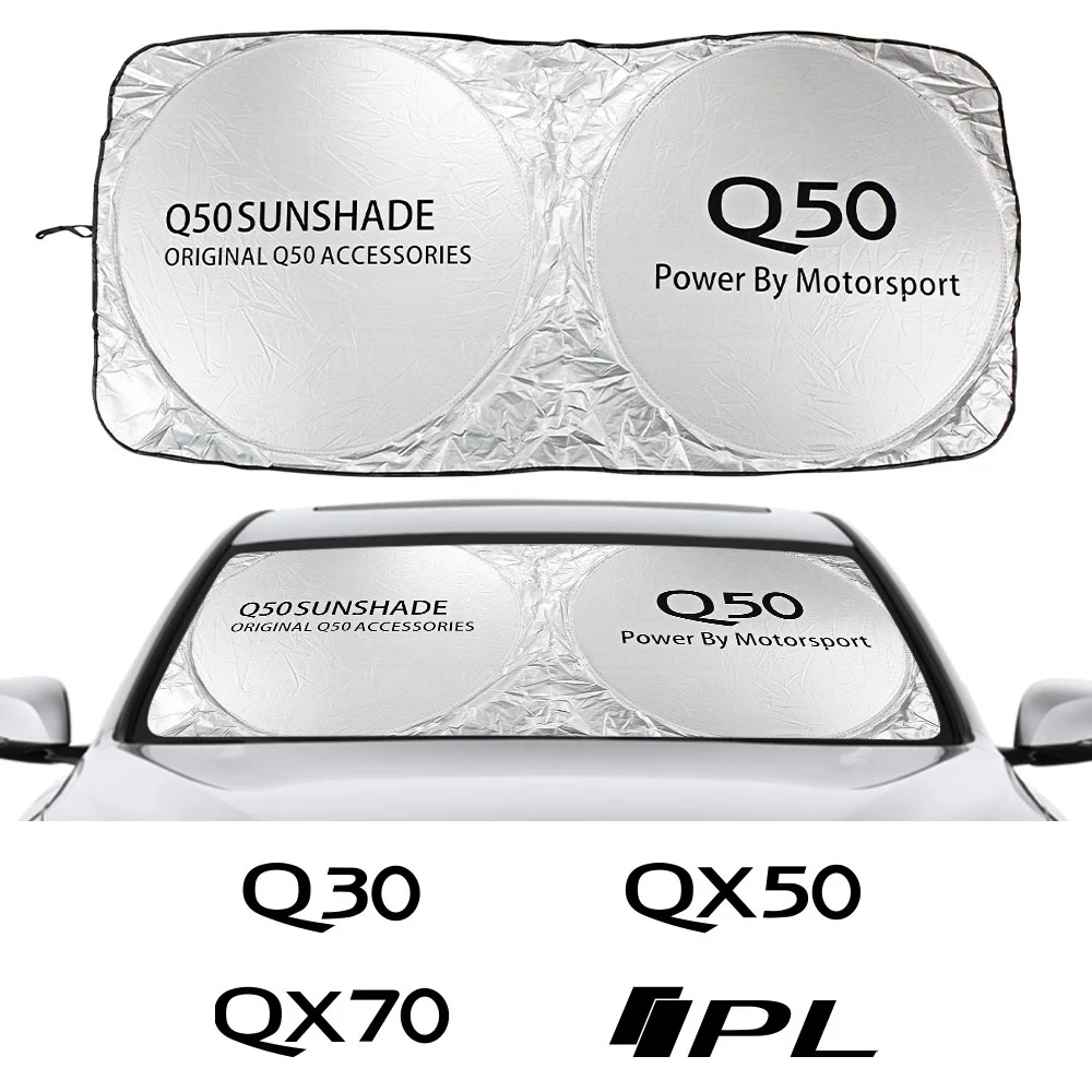 

Car Windshield Sunshade Apply for Infiniti Q30 Q50 Q60 Q70 QX30 QX50 QX60 QX70 QX80 Auto Accessories Anti-UV Parasol Protector