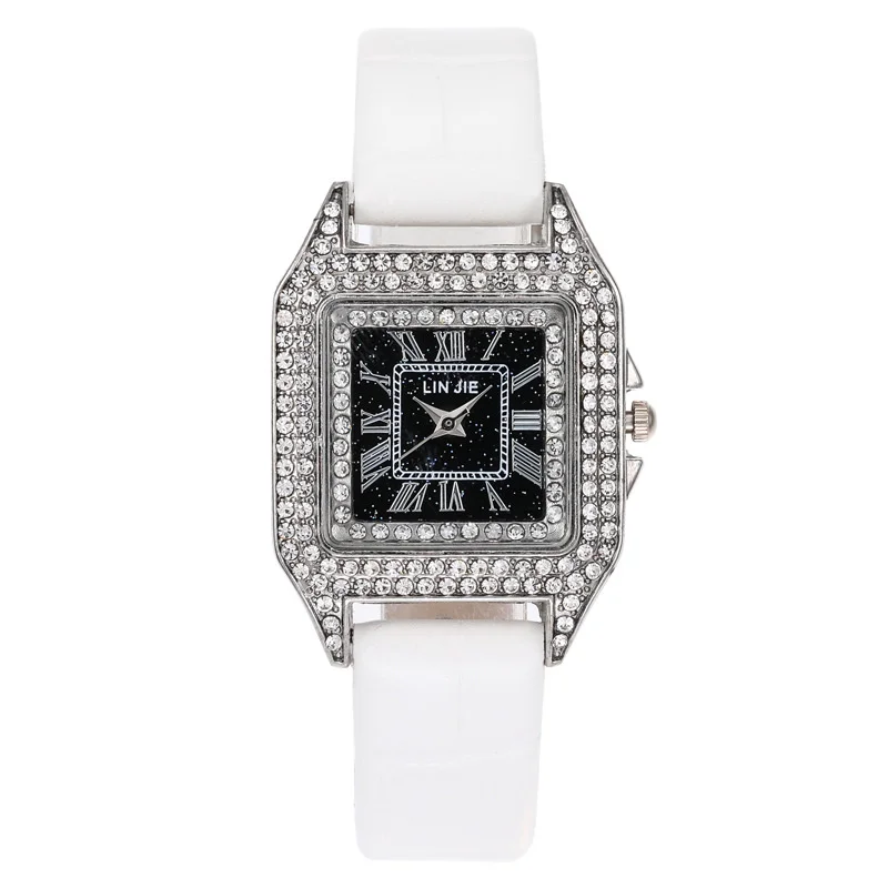 Quartz Watches Women's Belt Small Square Starry Sky Diamond Large Dial Fashionable Internet Celebrity Trendy Women's Watch
Quartz Watches Women's Belt Small Square Starry Sky Diamond Large Dial Fashionable Internet Celebrity Trendy Women's Watch