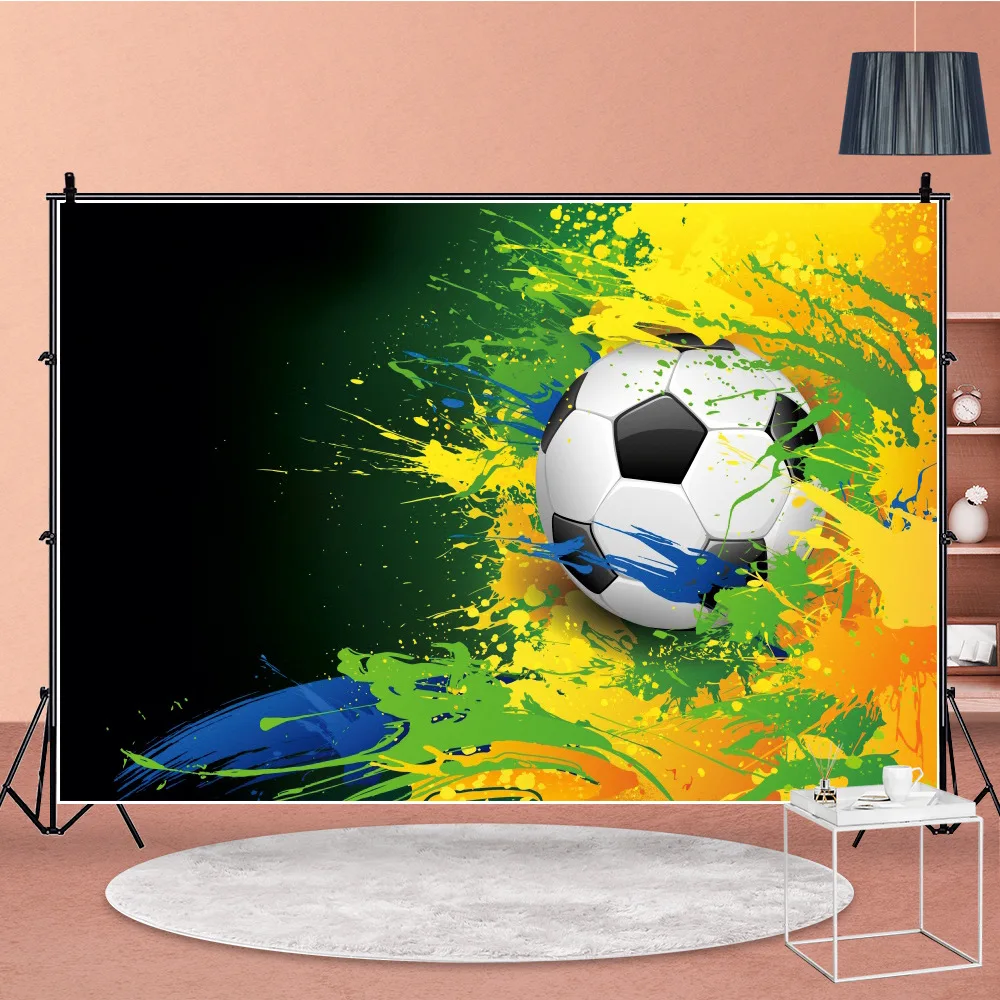 Boy Birthday Backdrop for Newbron Kid Portrait Customize Football Soccer Field Sports Poster Baby Shower Backdrop Photo Studio
Boy Birthday Backdrop for Newbron Kid Portrait Customize Football Soccer Field Sports Poster Baby Shower Backdrop Photo Studio