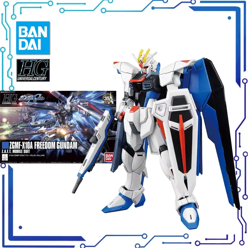 BANDAI Anime HG 1/144 Freedom Gundam ZGMF-X10A New Mobile Report Gundam Assembly Plastic Model Kit Action Toys Figures Gift
BANDAI Anime HG 1/144 Freedom Gundam ZGMF-X10A New Mobile Report Gundam Assembly Plastic Model Kit Action Toys Figures Gift
