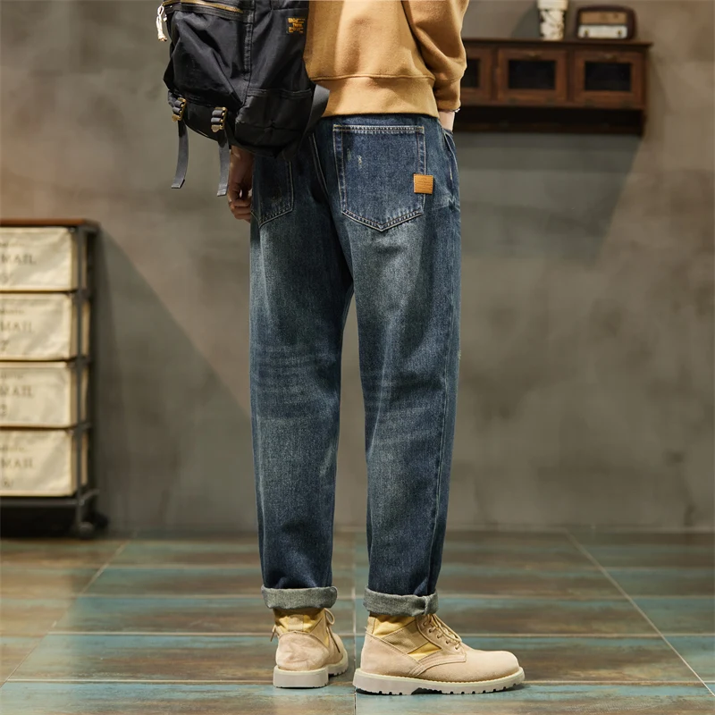 Winter and Springwide Leg Thick Jeans Men's Trend Loose Casual Straight Denim Y2k Cargo Pants
Winter and Springwide Leg Thick Jeans Men's Trend Loose Casual Straight Denim Y2k Cargo Pants