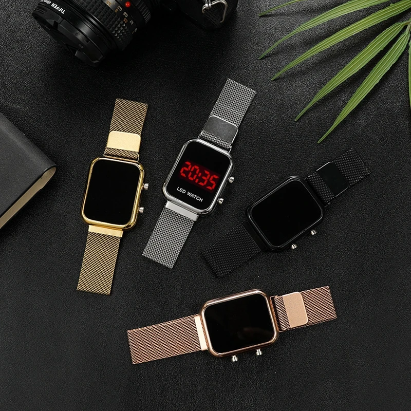 Luxury Square Dial Quartz Watches For Women Stainless Steel Magnetic Bracelet Dress Clock Ladies Wristwatch Relogio Feminino
Luxury Square Dial Quartz Watches For Women Stainless Steel Magnetic Bracelet Dress Clock Ladies Wristwatch Relogio Feminino