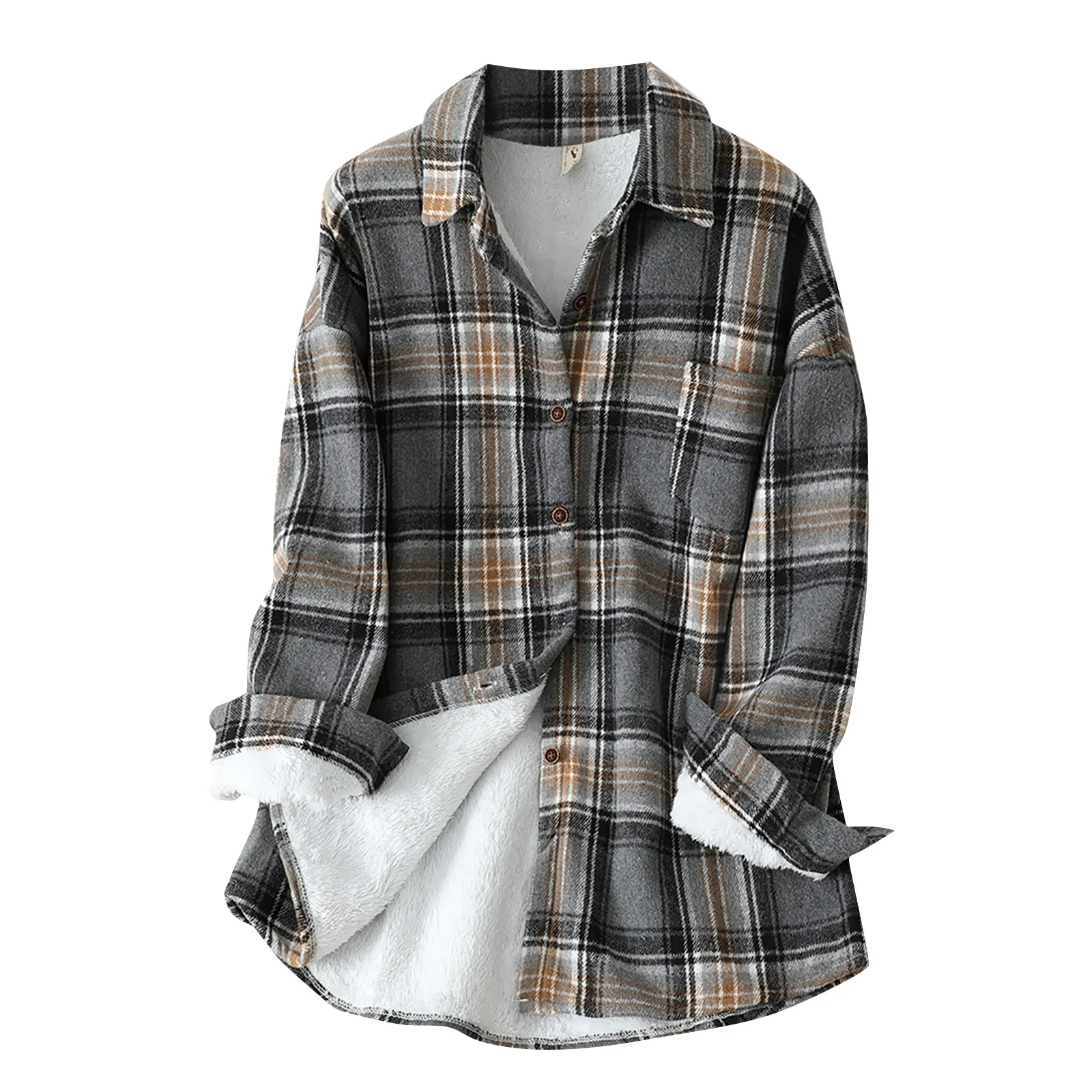 Women'S Autumn And Winter Plaid Retro Loose Padded Long-Sleeved Shirt Simple And Fashionable New Versatile Women'S Clothing 2023
Women'S Autumn And Winter Plaid Retro Loose Padded Long-Sleeved Shirt Simple And Fashionable New Versatile Women'S Clothing 2023