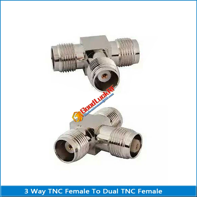 1X Pcs 3 Three TNC Female To 2 Dual TNC Female Plug TNC 3 Way Splitter Adapter Socket T-Type RF Coaxial Connector
1X Pcs 3 Three TNC Female To 2 Dual TNC Female Plug TNC 3 Way Splitter Adapter Socket T-Type RF Coaxial Connector