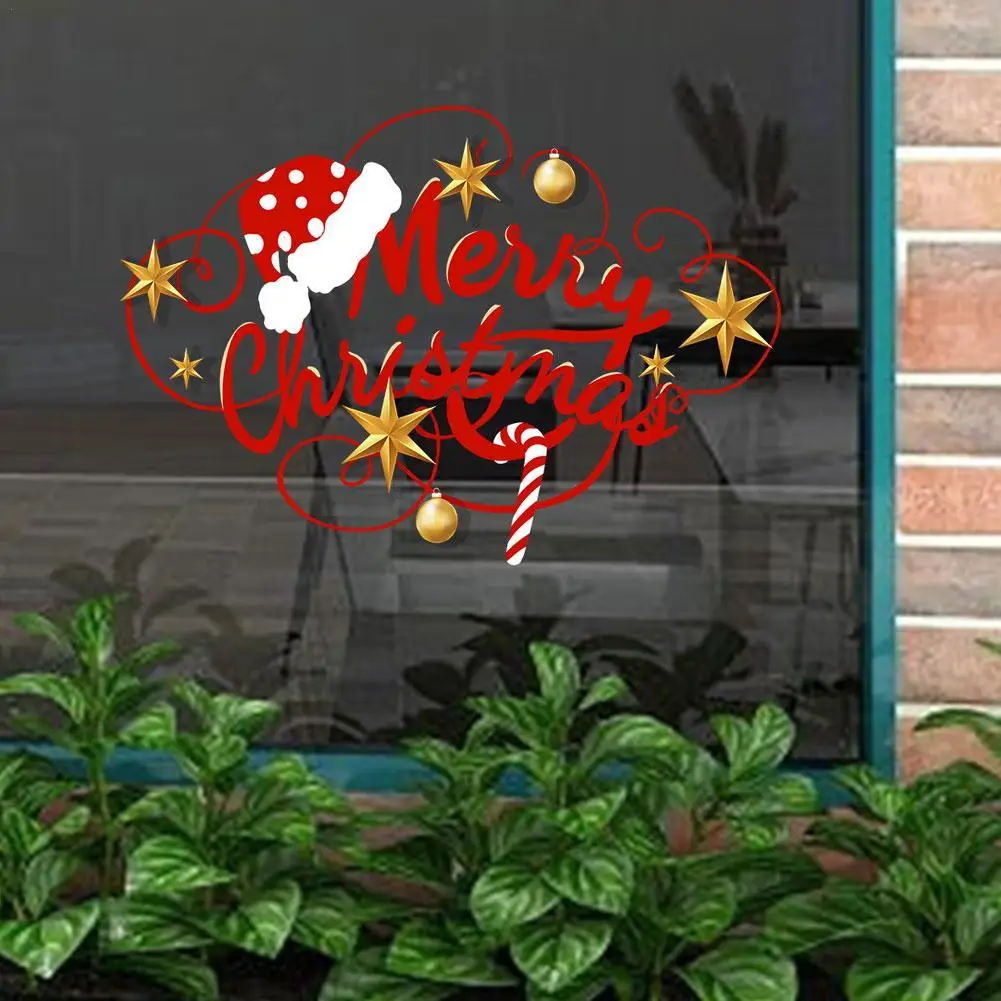 Merry Christmas Pattern Wall Stickers Art Christmas Room Decoration Mural New Year Glass Windows Self-adhesive Decals Home Decor
Merry Christmas Pattern Wall Stickers Art Christmas Room Decoration Mural New Year Glass Windows Self-adhesive Decals Home Decor