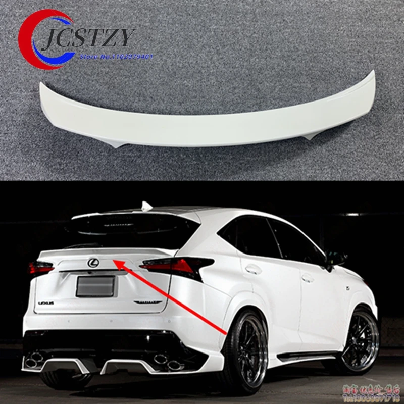 

FOR Accessories Spoiler Lexus NX Series NX200/200t NX300/300h Rear Window Spoiler ABS Material Car Trunk Wing 2014 2015 2016 17