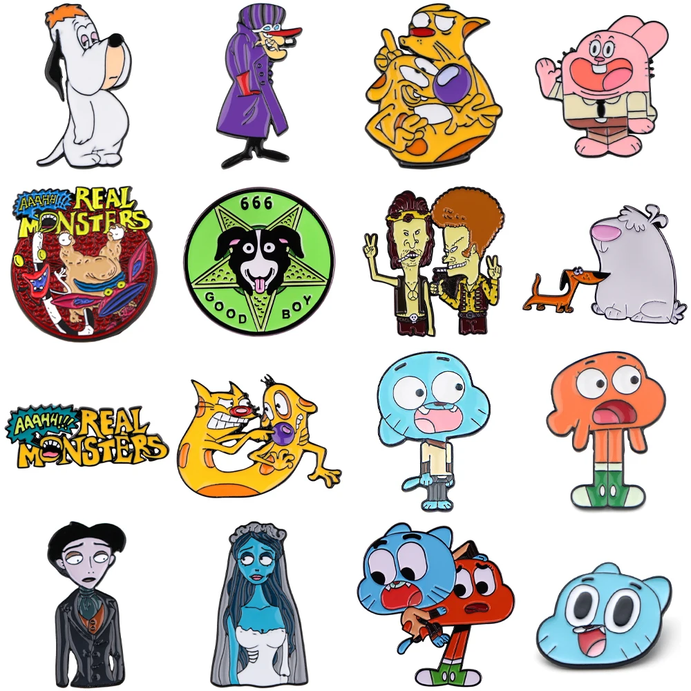 Anime Characters Pin Funny Puppies Cats Pink Rabbit Lapel Pins Backpack Handbags Brooches Cartoon Brooches for Clothing Badges 
Anime Characters Pin Funny Puppies Cats Pink Rabbit Lapel Pins Backpack Handbags Brooches Cartoon Brooches for Clothing Badges