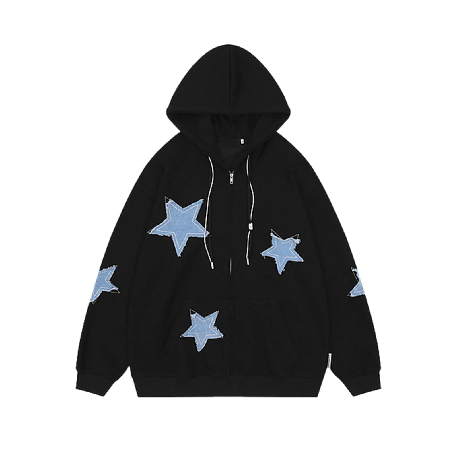 Women'S Y2k Vintage Patch Star Sweatshirt Hip-Hop Zip Up Hooded Jacket Stree Loose Long-Sleeve Hoodie For Ladies Autumn 2023
Women'S Y2k Vintage Patch Star Sweatshirt Hip-Hop Zip Up Hooded Jacket Stree Loose Long-Sleeve Hoodie For Ladies Autumn 2023