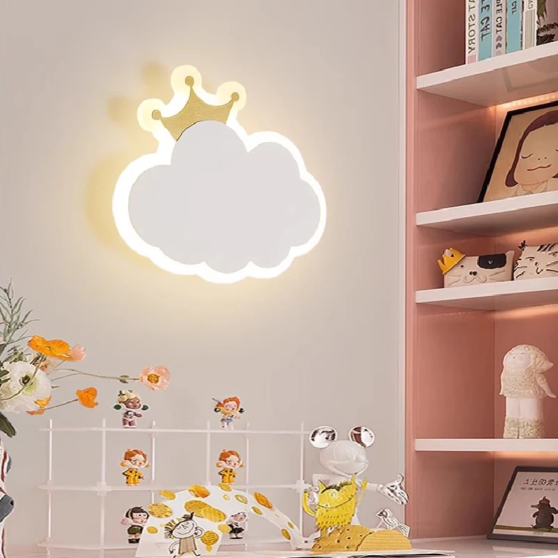 

Cloud Lamp LED Modern Children's Room Wall Lamps Girl Boy Bedroom Decor Lamp Minimalist Nordic Baby Room Nursery Wall Ligths