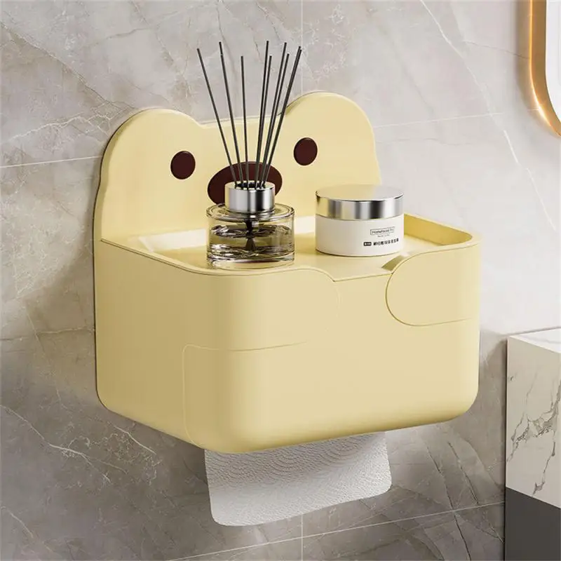 Cute Punch-Free Tissue Box Wall-mounted Napkin Holder Dispenser Bathroom Face Towel Storage Box Cartoon Wipes Storage Cases
Cute Punch-Free Tissue Box Wall-mounted Napkin Holder Dispenser Bathroom Face Towel Storage Box Cartoon Wipes Storage Cases