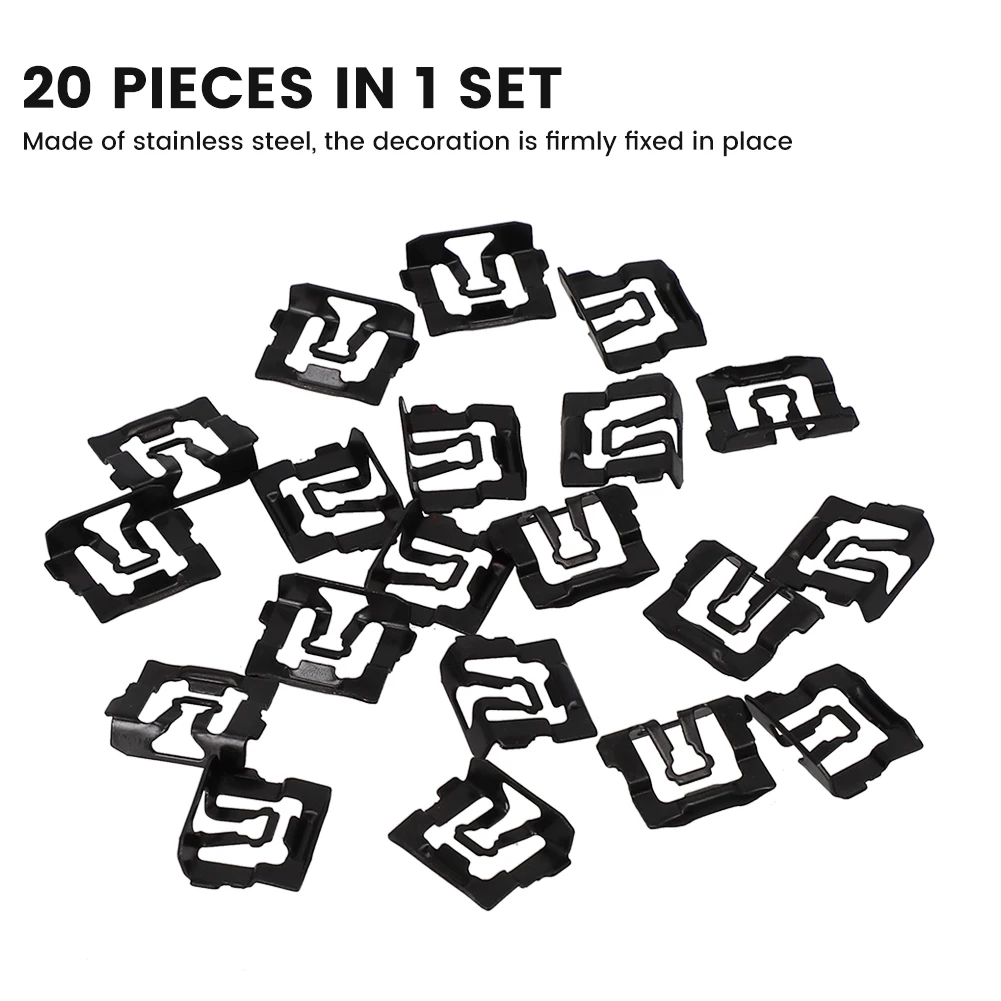 Windo Clip Car Clip Firmly Fixed Stainless Steel 20PCS Decoration For Ford 64-93 Molding Clips Windshield Clip
Windo Clip Car Clip Firmly Fixed Stainless Steel 20PCS Decoration For Ford 64-93 Molding Clips Windshield Clip