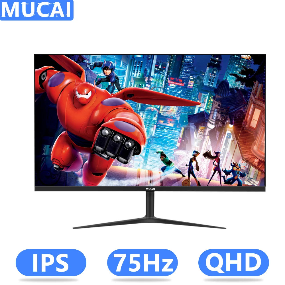 MUCAI 24 Inch 2K Monitor 75Hz Desktop PC Lcd QHD Display Gaming Panel Screen Computer LED 2560*1440 HDMI-compatib/DP
MUCAI 24 Inch 2K Monitor 75Hz Desktop PC Lcd QHD Display Gaming Panel Screen Computer LED 2560*1440 HDMI-compatib/DP