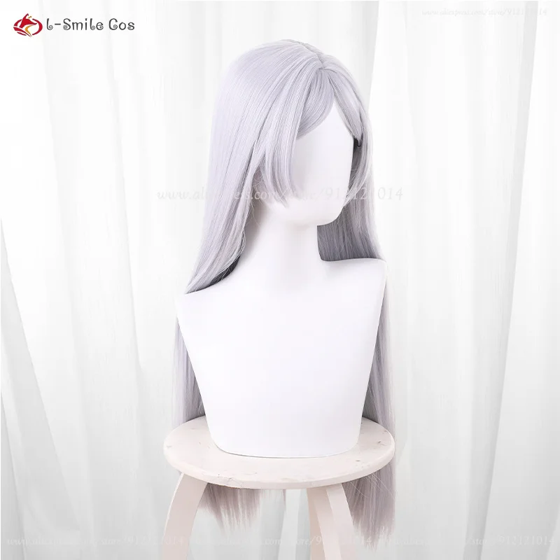 Frierenn Cosplay Perücke 65cm Silberweiß Synthetik Hitzebeständig Anime Halloween 40 Frierenn Cosplay Perücke 65cm Silberweiß Synthetik Hitzebeständig Anime Halloween 29