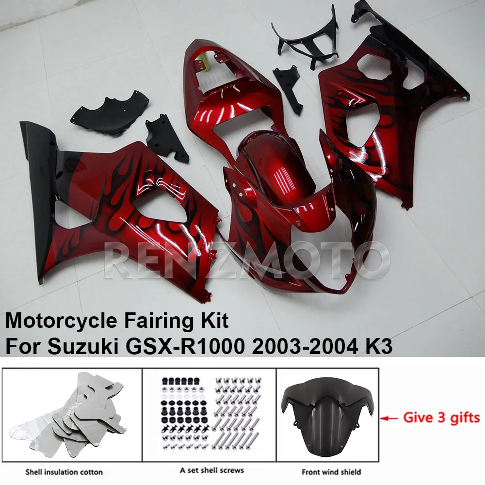 Motorcycle Set Body Kit Fairing For Suzuki GSX-R1000 2003 2004 K3 K4 ABS Plastic Guard Plate Accessories Shell S1003-122a
Motorcycle Set Body Kit Fairing For Suzuki GSX-R1000 2003 2004 K3 K4 ABS Plastic Guard Plate Accessories Shell S1003-122a