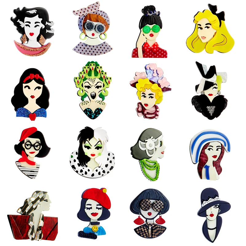 Брошь для девочек, акриловая, с героями мультфильмов, для вечерние, подарочное украшение
Брошь для девочек, акриловая, с героями мультфильмов, для вечерние, подарочное украшение