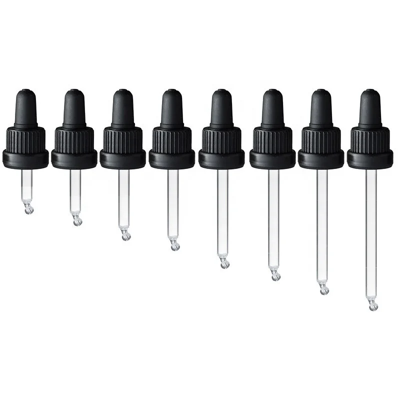 50pcs/lot tamper evident plastic dropper cap 18 mm matte black dropper with glass pipette for essential oil bottles
50pcs/lot tamper evident plastic dropper cap 18 mm matte black dropper with glass pipette for essential oil bottles