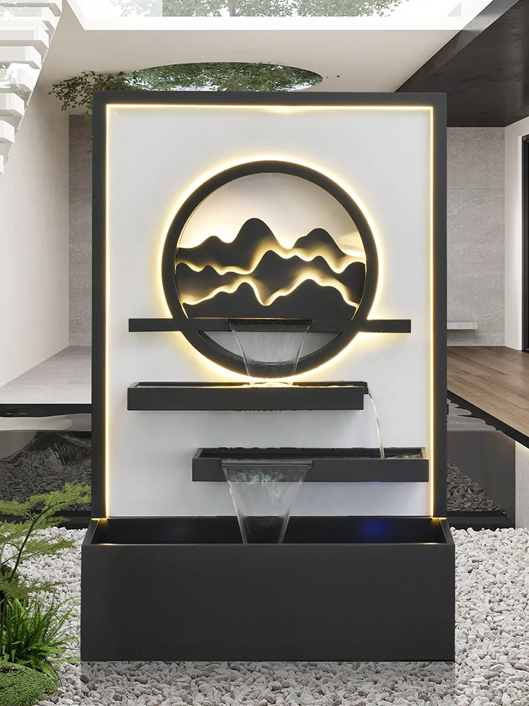 Large courtyard decoration, water feature wall, waterfall circulation decoration, water curtain wall, outdoor flowing screen
Large courtyard decoration, water feature wall, waterfall circulation decoration, water curtain wall, outdoor flowing screen