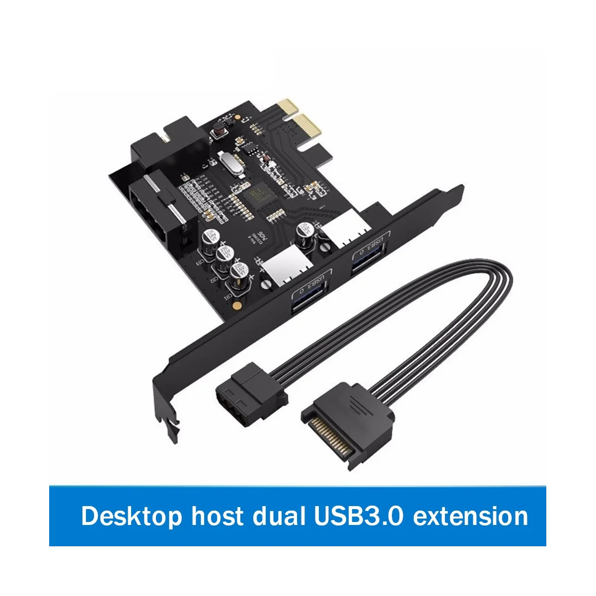 

ORICO USB3.0 PCI Express Adapter PCI-E to USB3.0 Desktop Expansion Card 20 Pin to USB3.0 Expansion Card