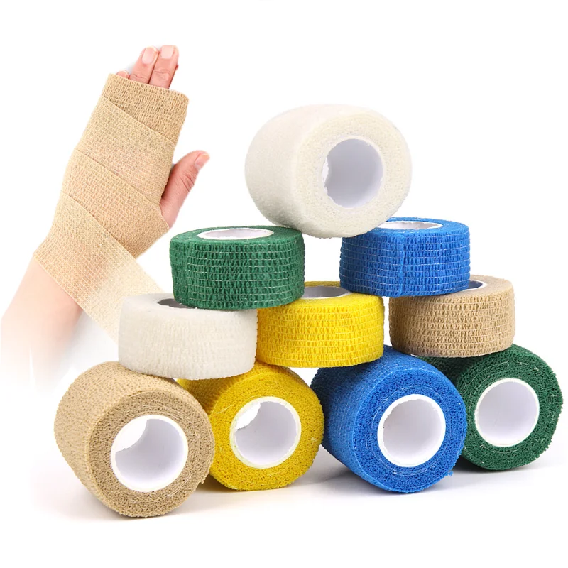 Colorful Self Adhesive Elastic Bandage Sports Bandages Tape for Wrist Ankle Sprains Swelling First Aid Cohesive Elastic Bandages
Colorful Self Adhesive Elastic Bandage Sports Bandages Tape for Wrist Ankle Sprains Swelling First Aid Cohesive Elastic Bandages