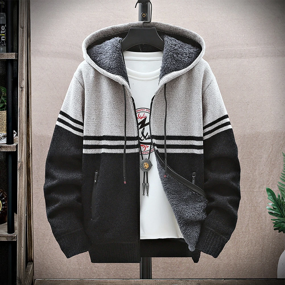 Warm Mens Sweatshirt Jacket Knitted Long Sleeve Outwear Overcoat Retro Soft Sports Stitching Cardigans Leisure New
Warm Mens Sweatshirt Jacket Knitted Long Sleeve Outwear Overcoat Retro Soft Sports Stitching Cardigans Leisure New