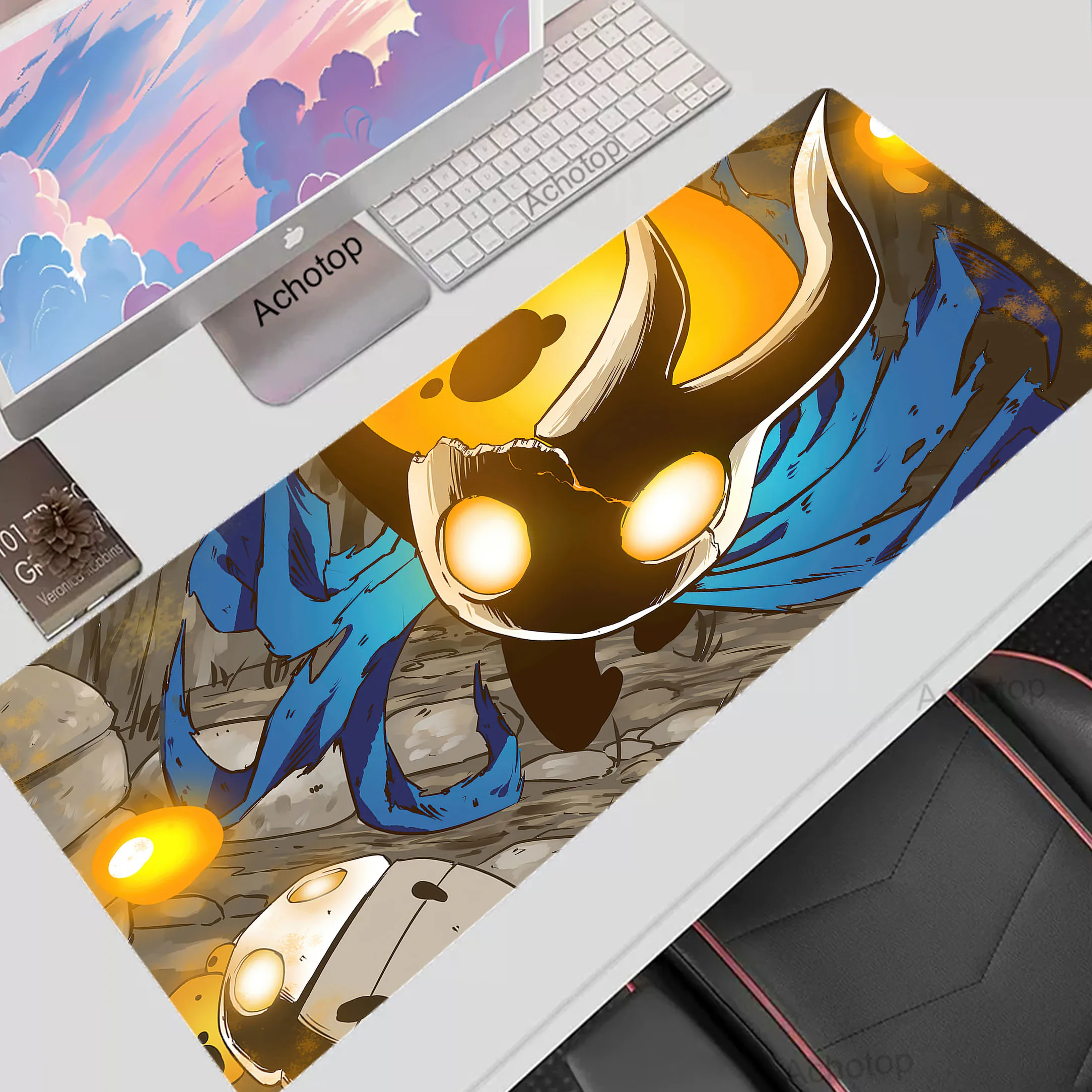 

Hollow Knight Mouse Pad Pc Gamer Mousepad Big Anti-slip Rubber Mouse Mat Office Table Carpet Deskmat Gaming Speed Keyboard Pads