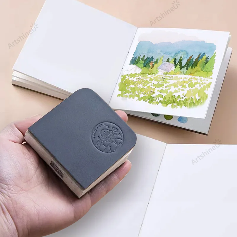 Portable Travel Watercolor Book 300g Mini Pockets Sketch Paper Medium Thick Texture PU Cover Art Student's Painting Supplies
Portable Travel Watercolor Book 300g Mini Pockets Sketch Paper Medium Thick Texture PU Cover Art Student's Painting Supplies