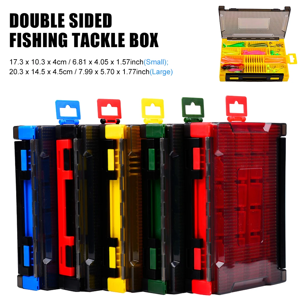 Double Sided Fishing Tackle Box with Removable Dividers Waterproof Portable Storage Case for Lures Hooks Sinkers Accessories
Double Sided Fishing Tackle Box with Removable Dividers Waterproof Portable Storage Case for Lures Hooks Sinkers Accessories