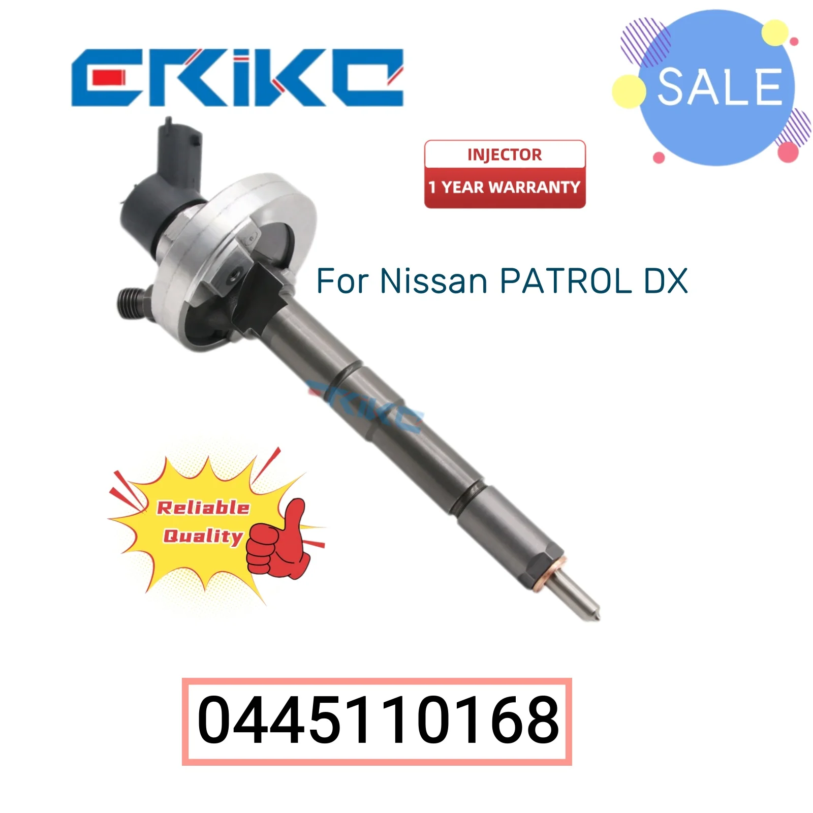 

0445110168 Fuel Diesel Injector 0 445 110 168 Common Rail Injector 0445 110 168 Engine Injector for Nissan PATROL DX RENAULT