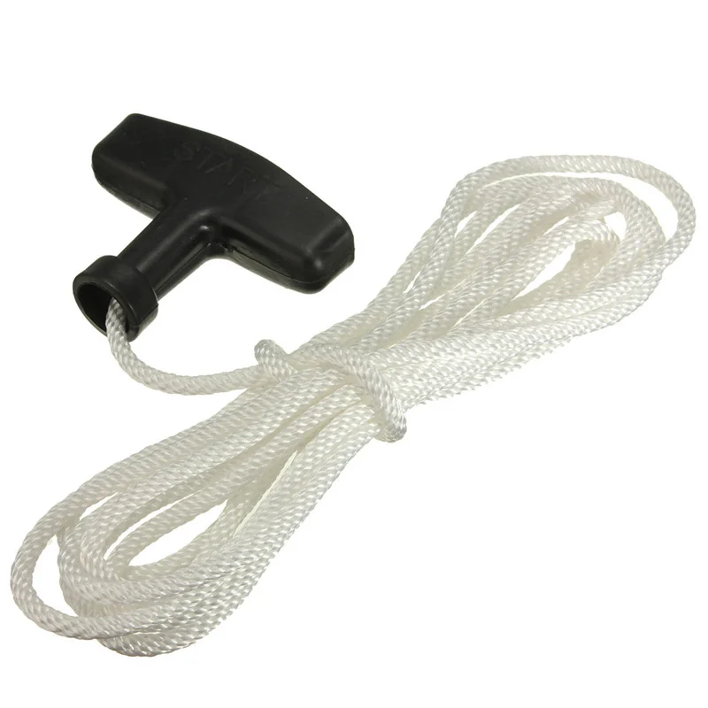 

1.3m 3/4/5mm Lawnmowers Pull Handle Starter Start Rope Length 98cm For Most Petrol Lawnmowers Petrol Handle Drawstring For Garde