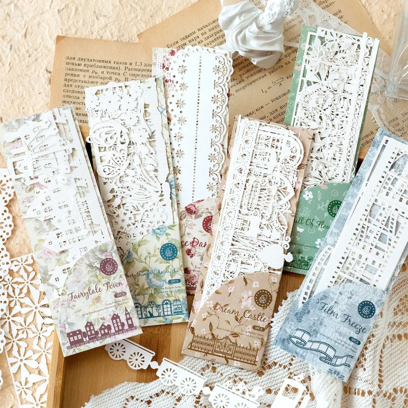 5pcs Lace Material Paper Decorative Border Background Paper Collage Cards Decorate Lable Junk Journal Planner Stationery
5pcs Lace Material Paper Decorative Border Background Paper Collage Cards Decorate Lable Junk Journal Planner Stationery