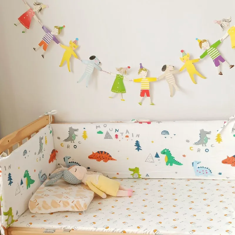 Cartoon Style Cot Bed Bumper Cotton Anti-collision One-piece Baby Crib Bed Bumper Removable Washable Four Seasons Bed Surround
Cartoon Style Cot Bed Bumper Cotton Anti-collision One-piece Baby Crib Bed Bumper Removable Washable Four Seasons Bed Surround